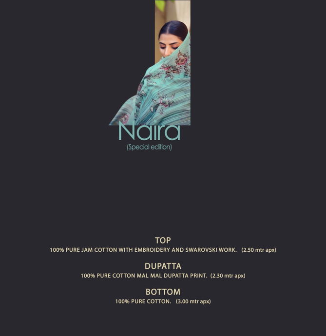 Naira By Belliza Jam Cotton Dress Material Catalog